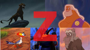 disney characters that start with z