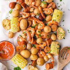 old bay shrimp boil in the crockpot