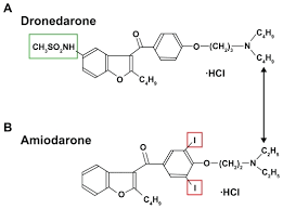 chemical structure of dronedarone a