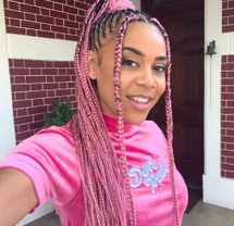Rainbow braid hairstyles for kids sho madjozi. Our Kids Have Been Influenced Sho Madjozi Changes Up Her Braids Just In Time For School Holidays