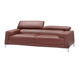 saddle brown top grain leather sofa