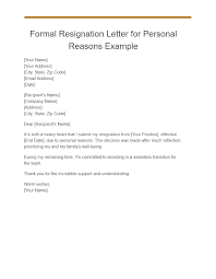 19 formal resignation letter exles