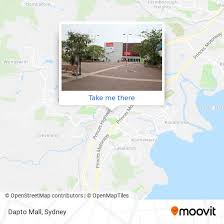 how to get to dapto mall by train or bus
