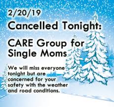 Care Group Cancelled Due To Weather Heritage Church