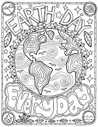 free earth day coloring page earth