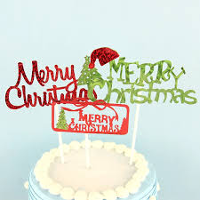 Birthday cake ideas, cake decorating tips, recipes, pictures and advice to make the perfect cake! Merry Christmas Cake Topper Tree Santa Claus Cake Toppers Glitter Kids Happy Birthday Weeding Cake Flag New Year Party Diy Decor Cake Decorating Supplies Aliexpress