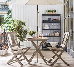 Eucalyptus Patio Folding Bistro Table