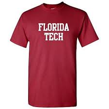 FLORIDA TECH University PANTHERS Basic Block - NCAA TEAM T-Shirt - Cardinal  | eBay