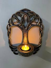 Tree Of Life Candle Holder 26cm
