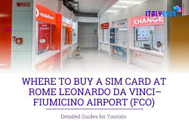 where to sim card at rome leonardo