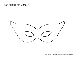 mardi gras mask templates