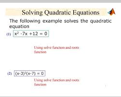 Solved Solving Quadratic Equations A
