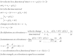 Mechanics Equations Of 1d Kinematics
