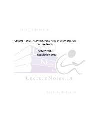 Digital Principle And System Design Note Pdf Download