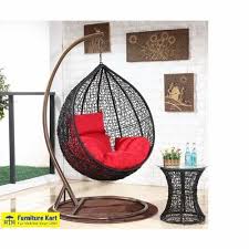 single seater swing chair with stand