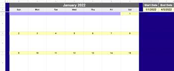automatic calendar templates