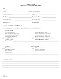 Employee Exit Interview Form How To Create An Employee