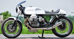 this custom 1982 moto guzzi le mans iii