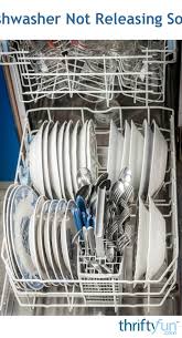 Place a cup (upright) in all four corners of the top rack and do the same in the lower rack. Dishwasher Not Releasing Soap Thriftyfun