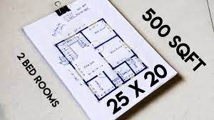 25 x 20 sqft house plan ii 500 sqft