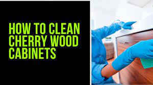 how to clean cherry wood cabinets