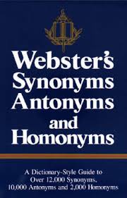 webster s synonyms antonyms and