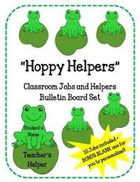 Frog Classroom Jobs Worksheets Teaching Resources Tpt