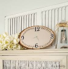 Wood Slice Clock Diy Beautify