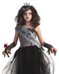 prom queen child costume zombie