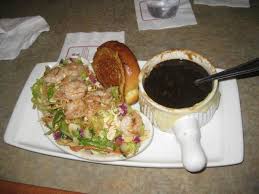 Our spicy thai shrimp salad makes a wonderfully satisfying meal that can be ready to serve in less than 30 minutes! Thai Shrimp Salad Onion Soup And Garlic Bread Picture Of Applebee S Restaurant Niagara Falls Tripadvisor