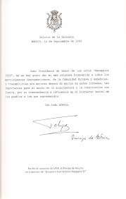 File Carta Manuscrita Letra Del Rey Español S M Felipe Vi