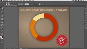 How To Make A Donut Doughnut Chart In Illustrator Keeping Data Live