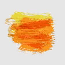 Pincelada Brush Stroke Orange