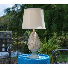 Shop Portia White 30 Inch Outdoor Table Lamp On Sale Overstock 9086333