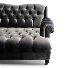 Smith Sofa Grey Velvet Sofa