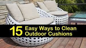 15 easy ways to clean outdoor cushions