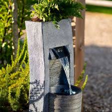 Bowl Cascading Planter Water