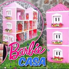When she was old enough, i busted out the old barbie bag. Diy Cardboard Box Barbie Doll House Recycling Craft Mindy