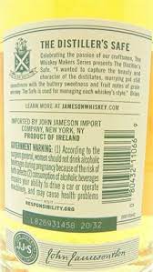 jameson distiller s safe irish whiskey