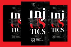 Injustics Debate Flyer Poster Template On Behance