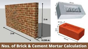 brick work calculation how to