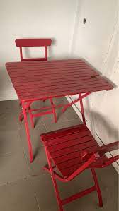Ikea Patio Foldable Table And Chair