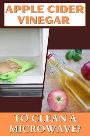 microwave with apple cider vinegar