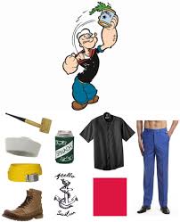 Believe it or not they were just my husband's size! Popeye Costume Carbon Costume Diy Dress Up Guides For Cosplay Halloween