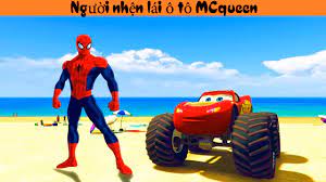 Siêu nhân người nhện lái xe Mcqueen | Nhạc thiếu nhi Tiếng Anh vui nhộn -  YouTube