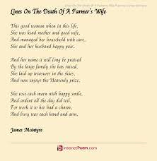 wife poem by james mcintyre