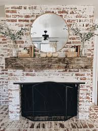 35 gorgeous natural brick fireplace