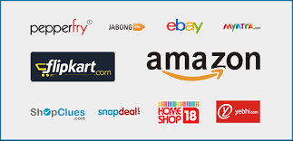 A list of logo for many popular e-commerce on where to buy kitchenaid appliances