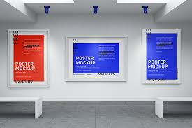 Create a free watermarked mockup preview in seconds! 25 Elegant Horizontal Poster Mockups For Outstanding Presentation Decolore Net
