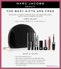 marc jacobs beauty 5 pc free bonus gift